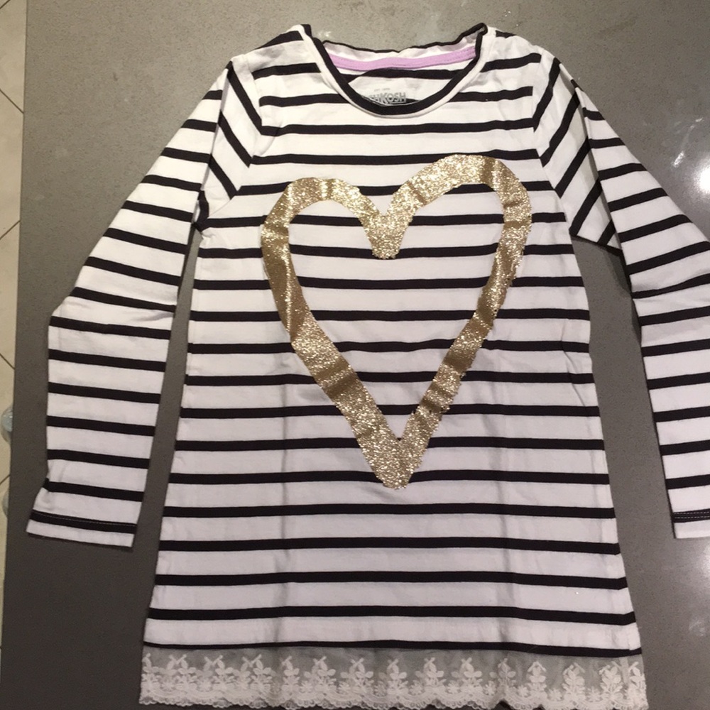 T-shirt dress long sleeve, girls 5, OshKosh B’gosh